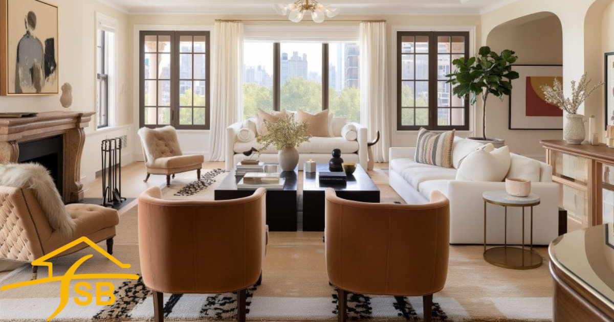 Transitional Living Room